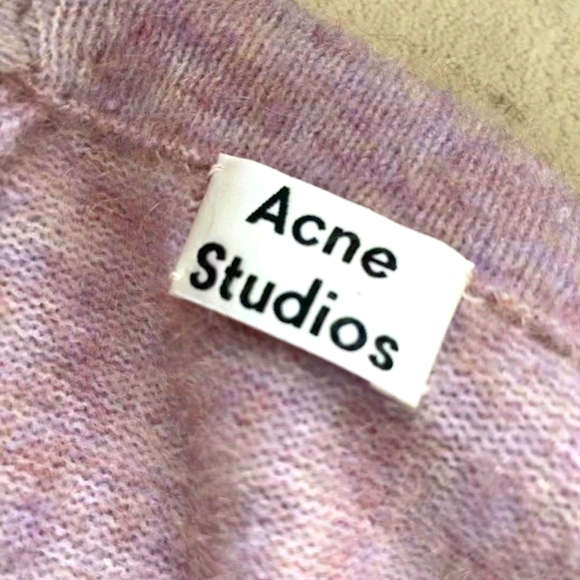 Acne Studios Raya Mohair long cardigan kimono - Picture 6 of 11